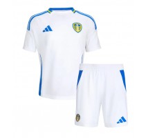 Leeds United Koszulka Podstawowa dzieci 2024-25 Krótki Rękaw (+ krótkie spodenki)